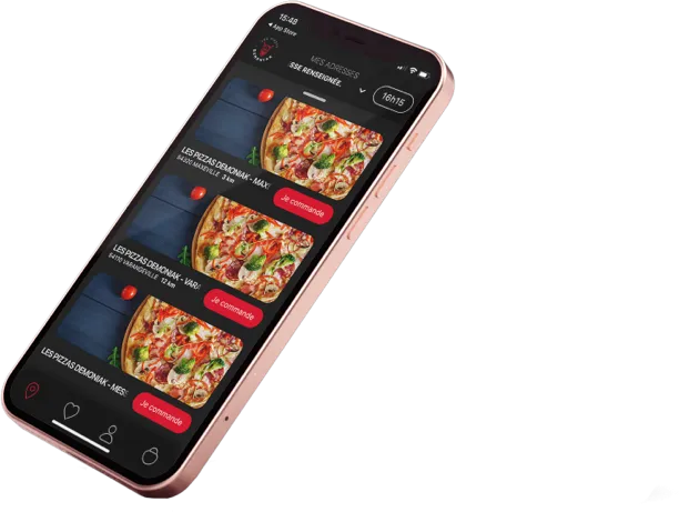 App Les pizzas Demoniak